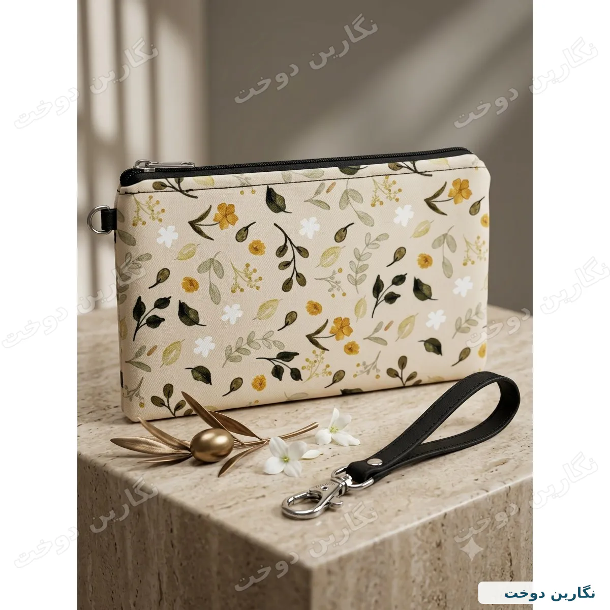 کیف دستی زنانه ۲ زیپ جای موبایل | جادار، شیک و مناسب استفاده روزمره